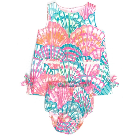 Lilly Pulitzer Other - Lilly Pulitzer SeaShell Tunic & Diaper Cover Set